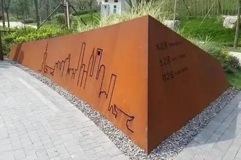 永昌耐候钢挡土墙